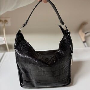 Furla Crocodile-Embossed Women's Bag